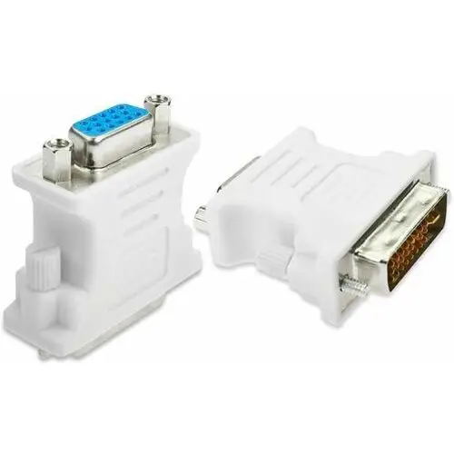 2x adapter przejściówka dvi na vga dvi-i 24+5 męski Inny producent