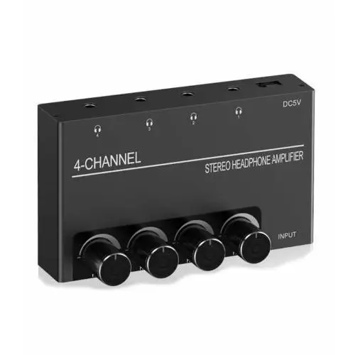 Inny producent 4 kanałowy wzmacniacz słuchawkowy 3,5mm amplifier