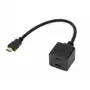 Adaptor HDMI wtyk-2 x gniazdo na kablu 30cm Sklep on-line