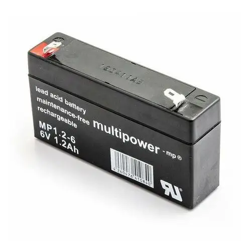 Akumulator Multipower MP1.2-6 6V 1,2Ah VDs AGM bezobsługowy