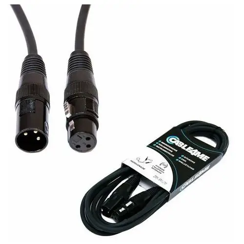 CABLE4ME kabel DMX 3Pin 2m przewód do świateł