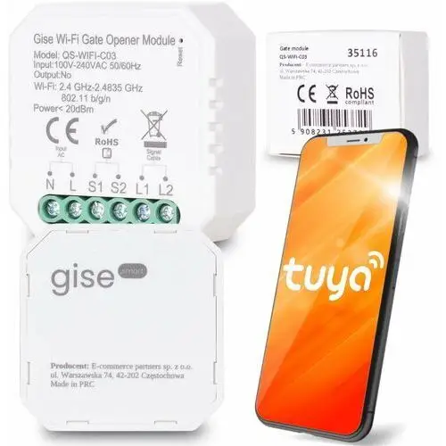 Inny producent Gise smart gate module moduł do sterowania bramą tuya wifi