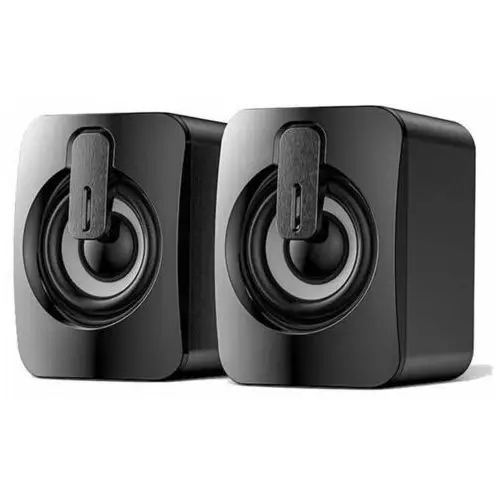 Inny producent Głośniki komputerowe usb 2.0 alogy mini stereo wired speakers hifi z mikrofonem czarne