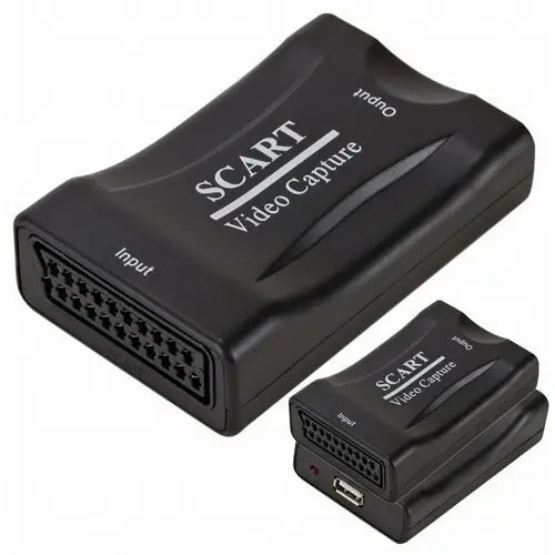 Grabber Adapter Konwerter obrazu i dźwięku z SCART / EURO do USB