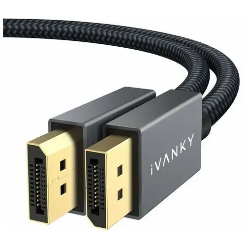Inny producent Ivanky kabel displayport, 4k, 2k, 1080, freesync g-sync, 1m, szary