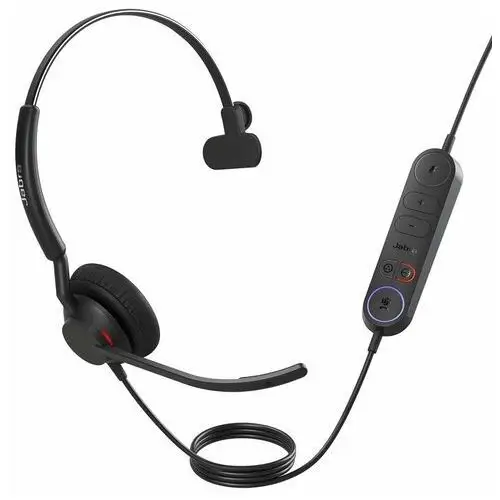 Jabra 4093-413-279 słuchawki/zestaw słuchawkowy Przewodowa Opaska na głowę Biuro/centrum telefoniczne USB Typu-A Bluetooth Czarn