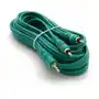 Kabel 2x rca - jack 3.5mm lx1217kb 5m zielony Inny producent Sklep on-line