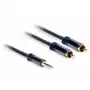 Kabel Jack 3,5 mm - 2xRCA (M) stereo, AQ Premium Długość: 1,5m / AQ Acoustique Quality Sklep on-line