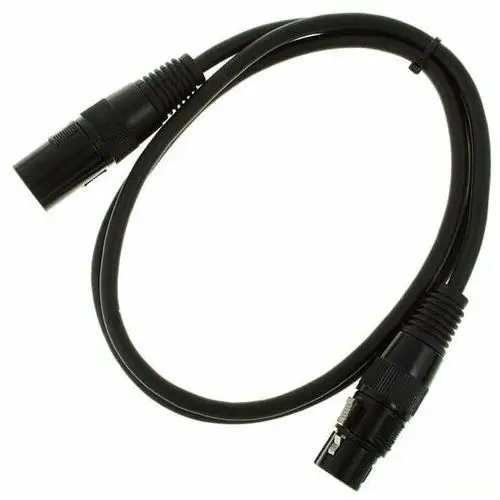 Kabel przewód DMX XLR 1 m pro snake 110 Ohm 3 pin