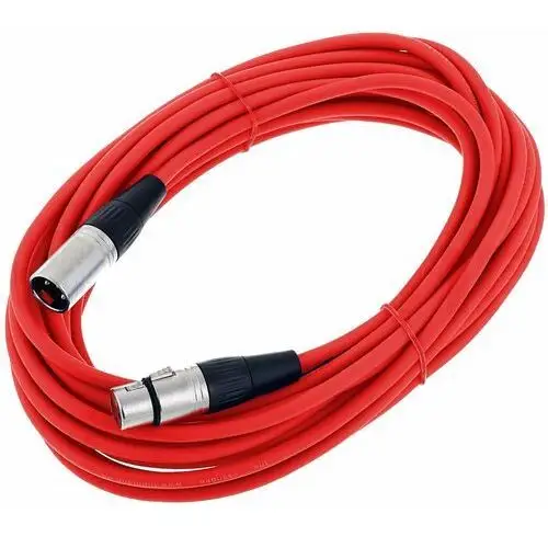 Kabel przewód mikrofonowy XLR XLR 10 m czerwony The sssnake
