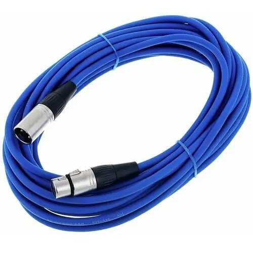 Kabel przewód mikrofonowy XLR XLR 10 m niebieski The sssnake
