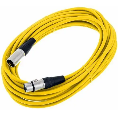 Kabel przewód mikrofonowy XLR XLR 10 m żółty The sssnake