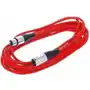 Kabel przewód mikrofonowy xlr xlr 6 m czerwony the sssnake Inny producent Sklep on-line