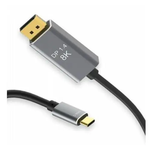 Kabel usb c do displayport dp 1.4 8k 4k 240 hz mac 2 metry Inny producent