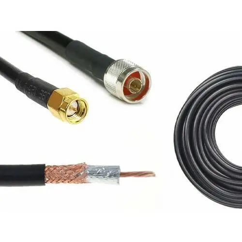Konektor antenowy 3m wtyki Nm - SMAm przewód SRF240