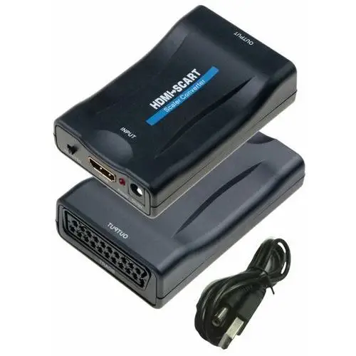 Konwerter adapter obrazu dźwięku euro HDMI - SCART