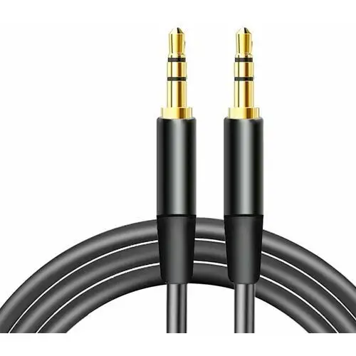 Maxlife kabel audio jack 3,5 mm - jack 3,5 mm 1m czarny