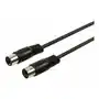 Nedis Kabel audio DIN 5 pin (M) na DIN 5 pin (M) 1 m, czarny, okrągły Sklep on-line