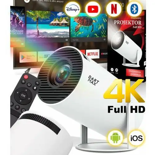 Projektor rzutnik mini przenośny android led wifi full hd smart tv 4k Inny producent