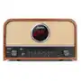 Radio cyfrowe retropolis boston retro vintage usb bluetooth odtwarzac cd brązowe Inny producent Sklep on-line