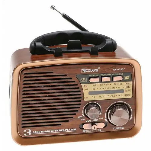 Radio Przenośne Retro Głośnik Fm Bluetooth Mp3 Usb