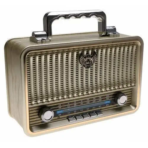 Radio RETRO Kuchenne Przenośne Głośnik TF MP3 USB BLUETOOTH Akumulator 800