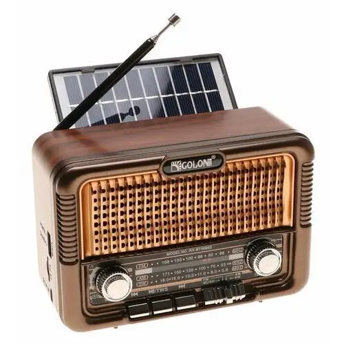 Radio RETRO Kuchenne Przenośne Głośnik TF MP3 USB Solar BLUETOOTH 4232