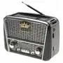 Radio RETRO Przenośne SOLARNE Głośnik Latarka MP3 USB Solar 3039 Sklep on-line