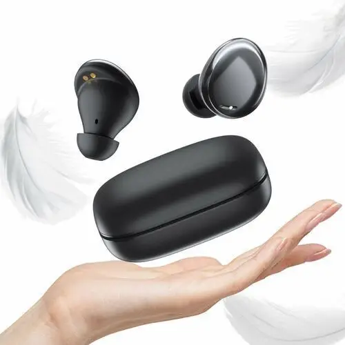 Inny producent Słuchawki bezprzewodowe dokanałowe bluetooth 5.0 buds super air sportowe czarne ipx8