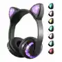 Słuchawki nauszne DLA DZIECI Cat Ear M2 czarne Kipps Sklep on-line
