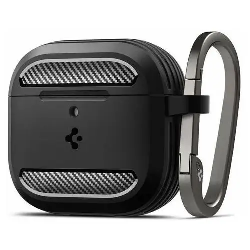 Spigen Rugged Armor - Etui do Apple AirPods 4 (Matte Black)