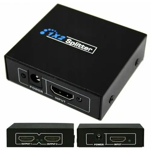 Spliter rozdzielacz wzmacniacz hdmi splitter 1x2 Inny producent