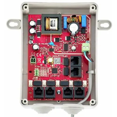 Switch 5-portowy poe atte ipb-5-10a-s4 Inny producent