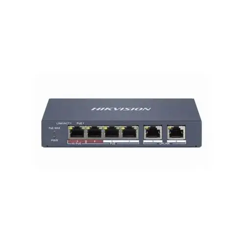 Inny producent Switch poe hikvision ds-3e1106hp-ei