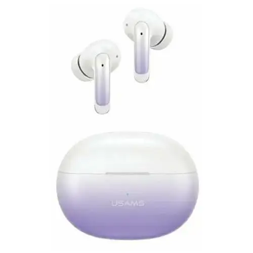 USAMS Słuchawki Bluetooth 5.3 TWS X-don series ENC bezprzewodowe fioletowy gradient/purple blue BHUENCXD04 (US-XD19)