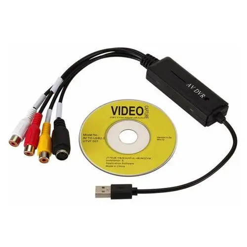 USB GRABBER z AV Chinch S-Video DVR - przechwytywanie obrazu