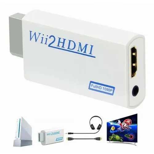 Inny producent Wii nintendo na hdmi + audio konwerter przejściówka