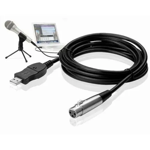 Xlr Kabel Mikrofonowy Interfejs Pod Usb Pc 3M