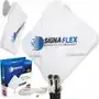 Inny producent Zestaw antena signaflex mini x-cross 2x20dbi 5m crc9 biała + mapa bts Sklep on-line