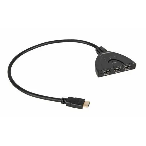 Złącze switch HDMI na kablu 1 wyj./3 wej