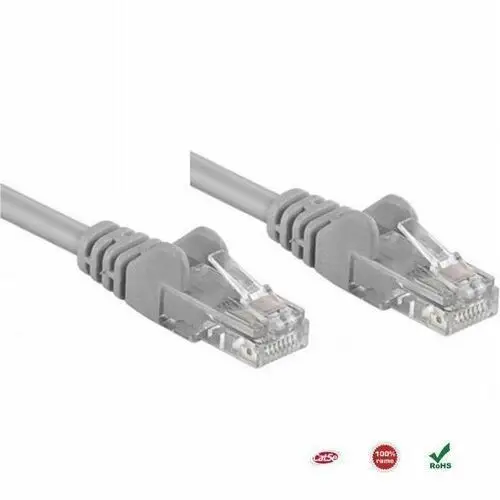 Intellinet Patchcord 100% miedź cat.5e utp, 0,5m, szary