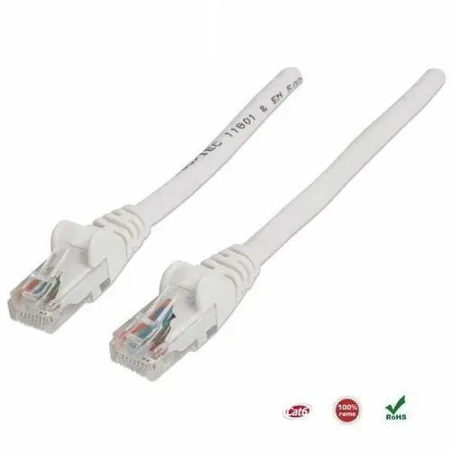 Intellinet Patchcord 100% miedź cat.6 utp, 5m, biały