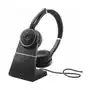 Bezprzewodowe słuchawki stereofoniczne Bluetooth Jabra Evolve 75 SE — mikrofon z redukcją szumów, aktywną redukcją szumów (ANC) i stacją ładującą —.. Sklep on-line