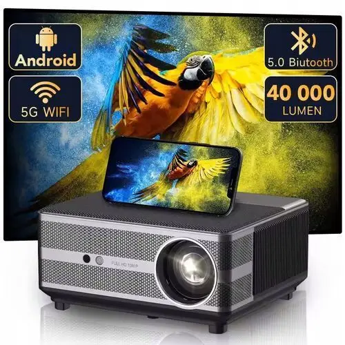 Jasny! Rzutnik Projektor Led Android Jakość 30000 LM maXvision Premium