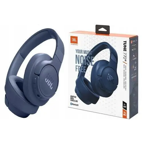 Jbl Nauszne słuchawki bezprzewodowe Bluetooth Jbl Tune 720BT Niebieskie