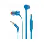 Słuchawki dokanałowe JBL T110 z mikrofonem Niebieski Sklep on-line