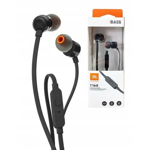 Jbl Tune 205 Przewodowe Słuchawki Douszne Z Mikrofonem Czarne Black