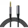 Joyroom Przedłużacz kabla przewodu audio stereo aux 3.5mm mini jack 1.2m czarny Sklep on-line