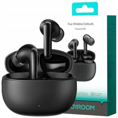 Joyroom Słuchawki Bezprzewodowe Do Uszne Głośne Tws Bluetooth 5.3 Czarne