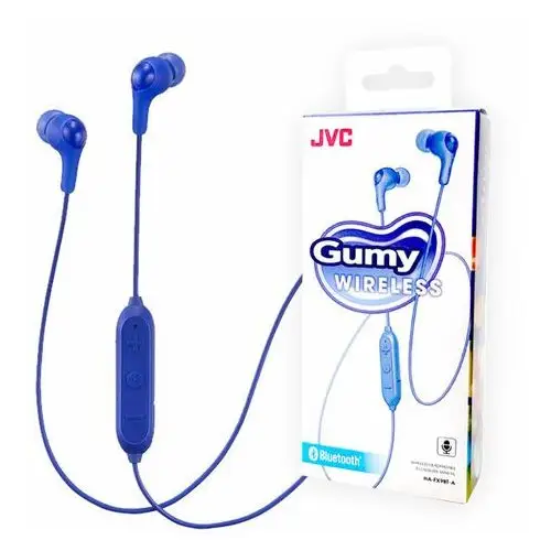 Jvc Słuchawki gumy soft wireless earbuds blue (ha-fx9bta)